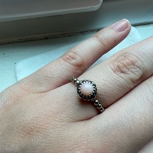 Retired pandora October birthstone ring